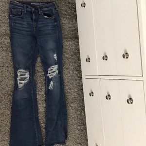 AE Skinny Flare Jeans